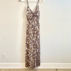 Express Paisley Maxi Spaghetti Strap Dress